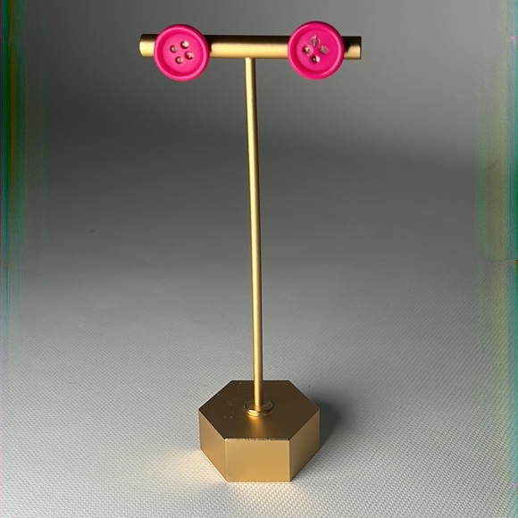 Button Earrings - 5/8” - Picture 3 of 3